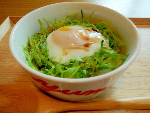 レンジで簡単！目玉焼き丼☆